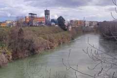 2025 gennaio Dalla riva sinistra alla destra del Tevere